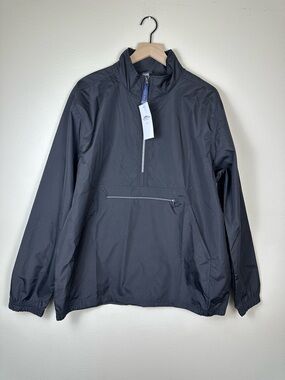 NWT CHARLES RIVER Apparel Men L Riverbank Pullover Wind Resistant Rain Jacket
